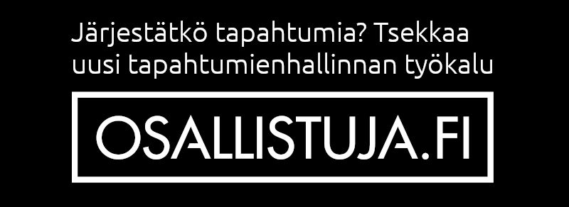 Uusi tapahtumienhallinnan työkalu Osallistuja.fi